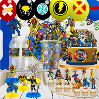 X-Men cartoon movie party decoration graduacion Disposable table decoration & accessories sticker Wedding Christening Supplies