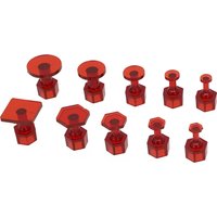 10pcs Glue Tabs Dent Removal Tools Pdr Car Dent Repair Car Dent Removal Tool Auto Paintless Dent Repair Glue Tabs For Car Body