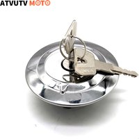 Motorcycle Gas Fuel Tank Cap With Keys For YAMAHA YBR125 YBR 125 YBR250 YBR 125CC 250CC Oil Tank Cover