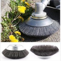 150/200mm Grass Trimmer Head Thin Steel Wire Brush Cutter Dust Removal Weeding Plate for Lawn mower 6"/8" Bowl Wheel Garden Part