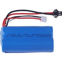 7.4V 18650 SM-2P 3500mAh Li-ion Battery for WPL MN99S D90 U12A S033g Q1 H101 Parts 7.4V Battery Rc Boats Cars Tanks Drones Parts