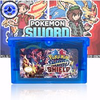 USA Version Pokemon sword shield RTC Flash cart Real Time Clock GBA Game Cartridge Video Game Console Rom Hack English