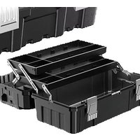 Empty Large Stackable Toolbox Tool Box Hardware Carry Tool Case Anti-fall Waterproof Suitcase Plastic Garage Storage Organizer