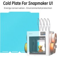 For Snapmaker U1 Build Plate Cold Plate PLA PETG Lower PETG PLA Temp Save Power Reduce Machine Load Almost Smooth Surface