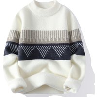 Automne hommes noël Pull en cachemire col rond hommes hauts qualité mâle Pull chandails épais chaud Pull Homme 2023