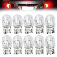 10PCS T20 7443 1891 Signal Light 21/5W Clear Glass Turn Signal Stop Brake Tail Light Bulbs Daytime Running Lights
