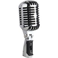 Vintage Metal Microphone G55SH Classic Dynamic Vocal Mic Universal Stand For Live Performance Karaoke Stage