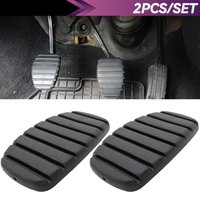Couvercle de coussinet en caoutchouc pour pédale de frein et d'embrayage de voiture, 2 pièces, pour Renault Megane Laguna Clio Kangoo Scenic Espace Modus Trafic Twingo Vel Satis