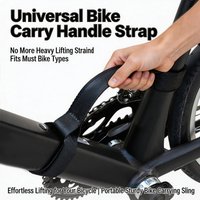 Bicycle Carrying Strap Portable and Labor-Saving Bike Frame Handle Carrying Lifter Luggage Tie Organization Straps Bike Rack