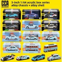 CCA Diecast 1:64 Miniature Voiture of BMW M4 GT3 X5M Lambor STO Alloy Car Model with Display Box Collection Play Vehicles Toy