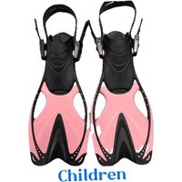 HB Children's Silicone Flippers for Men, Women and Children - Frog Shoes Swimming Snorkeling Equipment