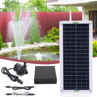 18V/12V 50W Water Sprinkler Sprayer Garden Decoration Mini Fountain Panel Pump Watering System Energy Saving Kits for Fish Tank