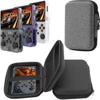 Portable Storage Bag For R35S Game Console Storage Bag EVA Hard Game Console Protect Carry Box For R36S Game Storage Accessories