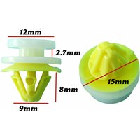 20Pcs For 9mm Hole OE: 7703077250 Auto Door Trim Panel Retainer Clips Plastic Car Rivet Fasteners Clip