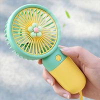 Small Fan USB Charging with lanyard, Small Cooling Fan Desktop Cooling Fan, SummerOutdoor Personal for Outdoor Camping Travel