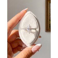 925 Sterling Silver Personalized Marquise Zircon Ring For Women Wedding Party Daily Luxury Fashion High Quality Fine Jewelry