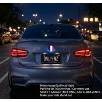 For BMW LED dynamic multi-mode remote control car logo customizable modificationfeaturing dynamic high-definition display screen image 3