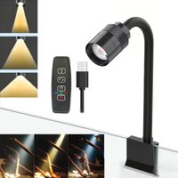 AliExpress TUNFAN 3W South American Aquarium Spotlight 3-Color Dimmable Cycle Timer Zoomable LED Fish Tank Lamp for Aquascape Decor Focus Lighting