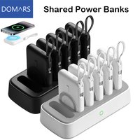 Domars 6-in-1 Magnetic Charging Power Bank 10000mAh PD 22.5W Fast Charging Portable Battery with Built-in Charging Cable