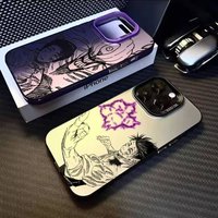 Anime Cool Yuta Jujutsu Phone Case For iPhone 17,16,15,14,13,12,11,Mini,Pro,E,MAX White Candy Matte Cover