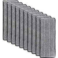 JOYBOS 40cm Mop Cloth Kit 3-20pcs Microfiber Mops Pad Replacement Microfiber Washable Spray Set Accessories Cleaner Pad Gray