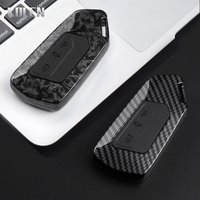 ABS Carbon Fiber Car Key Case Cover For VW Volkswagen Golf 8 MK8 Skoda Octavia A8 2021 SEAT Leon MK4 Camouflage