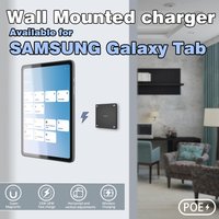 Zilvex POE Magnetic Wall Mount Charger for Samsung Galaxy Tab A9 A9+ S9 S9+ A8 10.1 10.4 – 15W Ethernet Powered Base + Case Kit