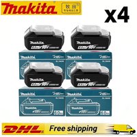 Original 6AH Makita BL1860 6Ah Akku für Elektrowerkzeuge, Li-Ion Ersatzakku LXT BL1850 BL1840 für 18V Schrauber mit BMS 18V Akku