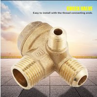 Valve Air Compressor Check Valve Check Valve Male Thread 90 Degree Brass Air Compressor Check Valve Spare Parts 20*14*10mm