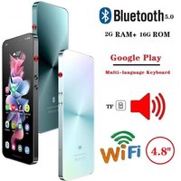 Multiple Languages Wifi Bluetooth MP4 Player 16GB Google Play Android Touch Screen HIFI Music MP4 Video Player TF Card Speaker
