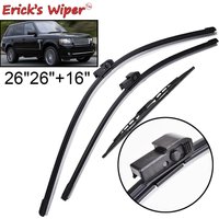 Erick's Wiper Front & Rear Wiper Blades Set For Range Rover L322 Vogue HSE 2002 - 2012 Windshield Windscreen Window 26"+26"+16"