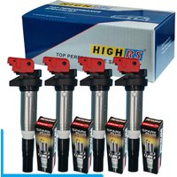 Ignition coil Spark plug for 1.6THP CITROEN C4 Grand Picasso Hatchback 1.6 5GZ EP6FDT 5FV EP6CDT Peugeot Mini Cooper R55 R56 R57