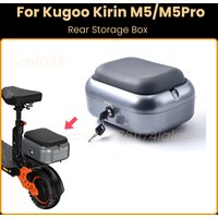 Rear Storage Box with Cushion Seat For Kugoo Kirin M5 / M5 Pro Electric Scooter Rear Trunk Sitting Container Case Replace Parts