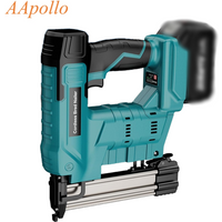 18V Electric Nailer Stapler Gun for 18V Makita Battery Woodworking Cordless Electric Impact Nail Gun DIY Tools (no battery)