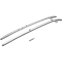Alloy Roof Racks Cross Bars for MZD CX-60 2024-Lockable Black/Silver 100kg Load Capacity