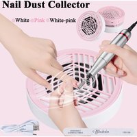 New Nail Dust Collector Extractor Fan For Manicure Machine Powerful Nail Vacuum Cleaner With Remove Paper Filter Nail Equipment