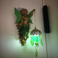 Mermaid Wall Lamp Resin Sculpture Mythical Creature Sconce Vintage Bronze Mermaid Lamp Cordless Design House Decoration
