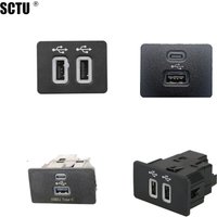 For SYNC 3 Ford Type-C USB Hub Media Wiring Hub Adapter Plug Interface Module