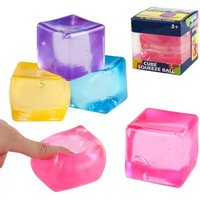 squishy, squeezable popular beautiful cube block, same style swirled maltose, bouncy stress-relief ice cube High attractiveness