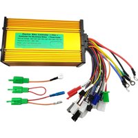 36V 48V 60V 72V 500W-1000W Universal 3-Mode Sine Wave Brushless Controller 12 Tube Fit for Electric Scooter E‑Bike Speed Motor