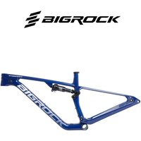Bigrock frame all carbon fiber XC off-road soft tailCarbon fiber full suspension mountain bike Max tire 29er * 2.4 inch frame