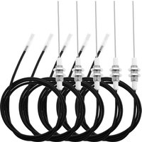 4Pcs Spark Igniter with M10 Threaded Universal Ceramic Electrode Ignition Plug Wire 36inch Fit for Gas Fireplace Oven Heater BBQ