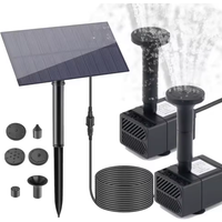 5W 5V Water Fountain Garden Decoration with Stake Solar Panel Water Pump Watering System Energy Saving 180L/h Kits for Fish Tank
