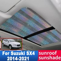 for Suzuki Crossover SX4 S Cross 2014-2021 2019 2017 2015 Auto Sunroof Sunshade Roof Sunscreen Heat Insulation Car Windscreen 2x
