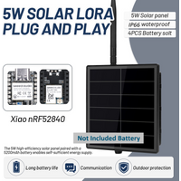 D5L-S1 Seeedstudio Meshtastic Kit Solar Node Repeater Compatible With Xiao nRF52840+SX1262 LoRa Module 868Mhz 915Mhz Meshcore
