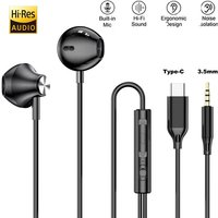 3.5mm HiFi Surround Headphones For iPhone Xiaomi Huawei Tablet Laptop 9D Bass Stereo Sound Sports Music Type C Gaming Earphones