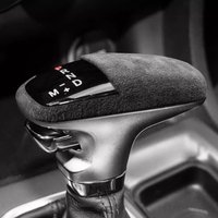 Suede Leather Shift Knob Cover Collar for Dodge Durango SRT, Charger SRT and Challenger SRT 2016 2017 2018 2019 2021 2022 2023