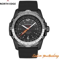 NORTH EDGE EVOQUE 2 Herren-Digital-Militäruhr, wasserdicht, 50 m, Herren-Sport-Armbanduhr, Solarstrom, leuchtend, umweltfreundlich