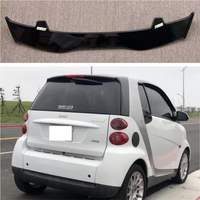 For Merced-Benz Smart Fortwo 451 Spoiler High Quality ABS Material Rear Roof Spoiler Wing Trunk Lip Boot Cover Car Styling