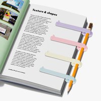 Automatic Page with Silicone Bookmark Holder,with Pen Slot Duck Beak Bookmark Holder,Suitable for Books,Notebooks,Periodicals